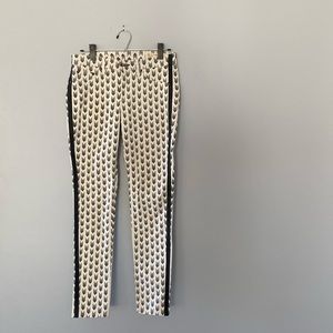 Rag and Bone for Intermix arrow pattern tuxedo leggings / jeans 28 waist.